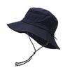 Foldable Fisherman's Hat Lightweight Quick-Drying Unisex Large Brim for Breathable Sun Protection for Outdoor Hiking Fishing