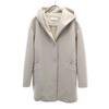 ANAYI Bonding Hooded Coat 36 Gray Women Used