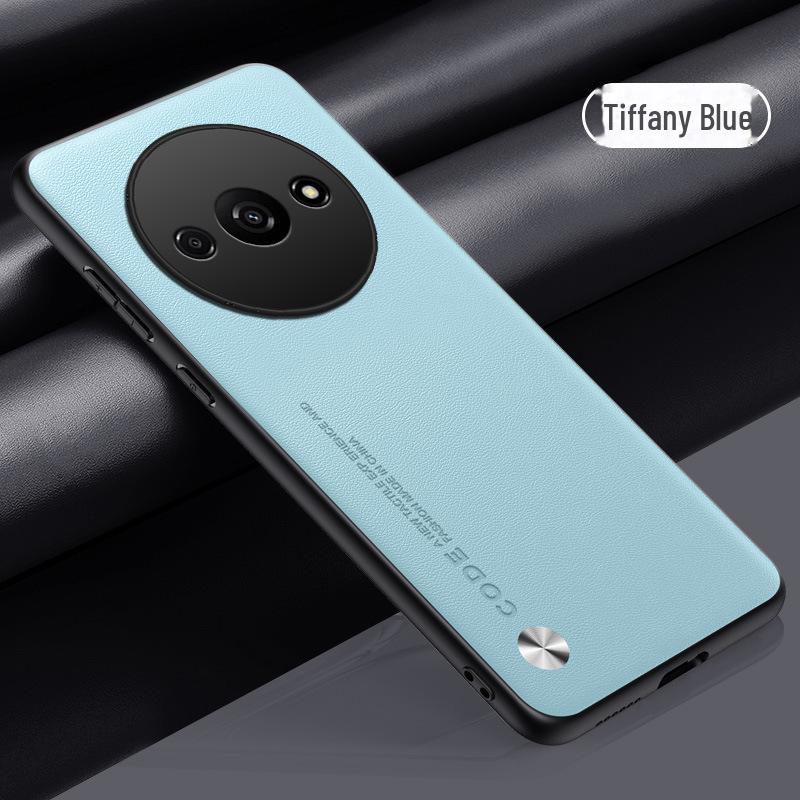 Redmi A3 4G Leder Handyhülle & Redmi 13C 5G Linsenschutz Kevlar Hülle