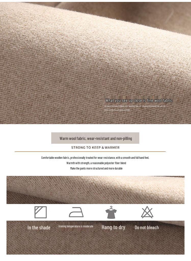 High-Waisted Woolen Carrot Pants for Women - Slimming, Loose-Fit, Casual Harem Style for Autumn and Winter