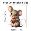 Cartoon Mouse Wall Sticker for Living Room, Bedroom, Bathroom, Toilet