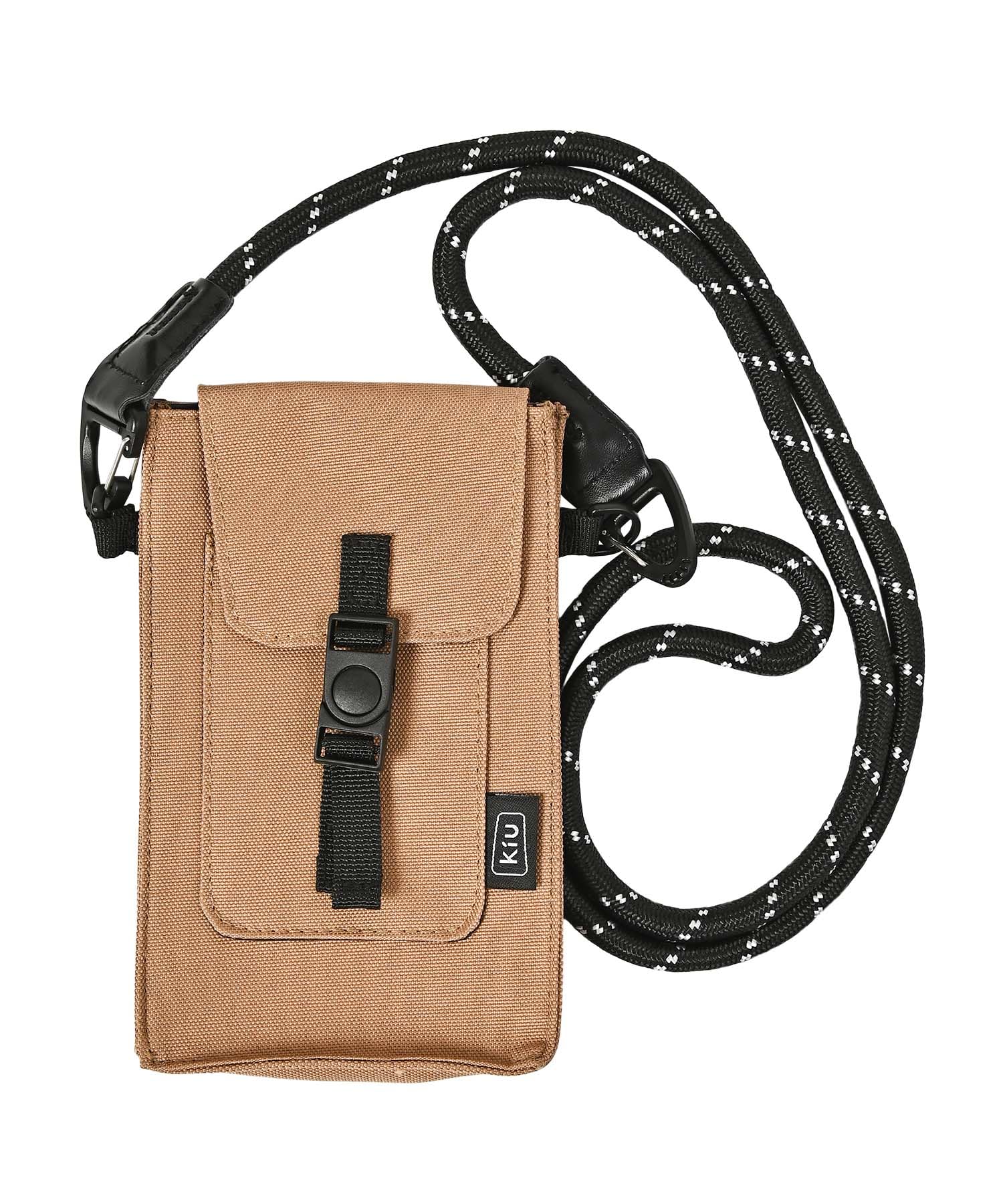 

KiU Bag, One Size, Water-Repellent, with Pockets and Front Pocket, 600D Smartphone Pouch, Camel, K350-925