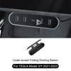 For Tesla Model 3/Y - Car Foldable Charger Hub Under Screen Docking Station USB Shunt Adapter Charger Splitter Extension