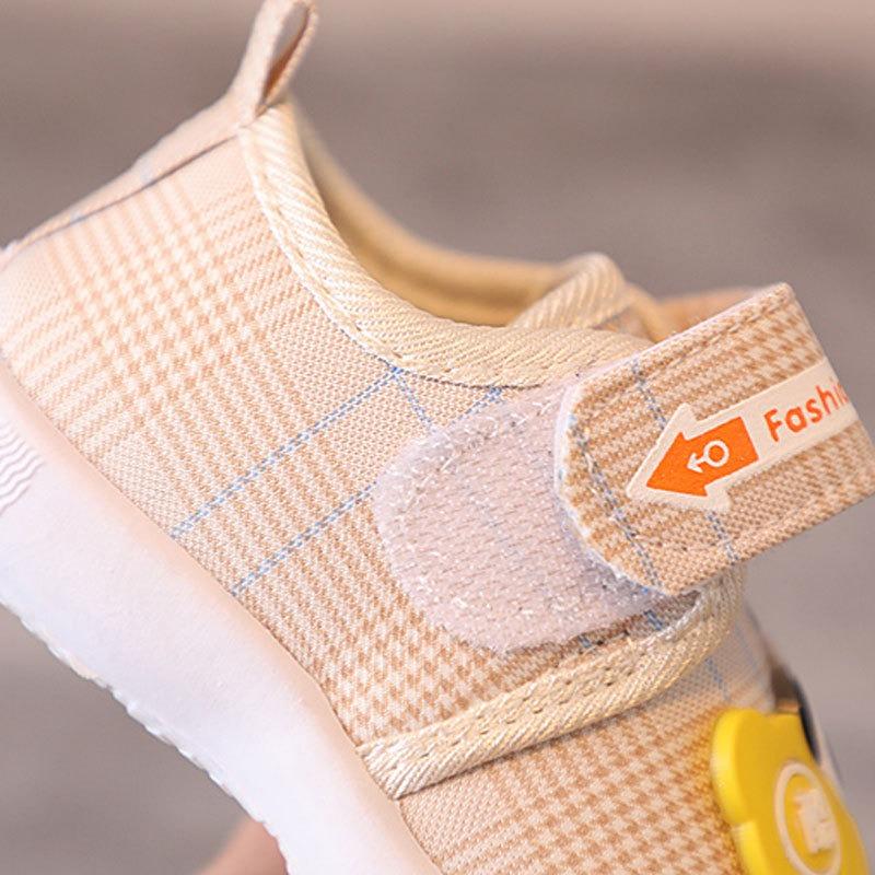 New Season Baby First Walkers Infant Cartoon Soft-Soled Cloth Shoes for Boys & Girls Unisex Animal Graphic Shoes