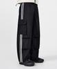 Dimiteulibeullaeg [Summer] Vlad Curved Track Nylon Cargo Pants_Black