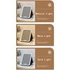 Foldable HD Makeup Mirror Intelligent Touch Control Adjustable Three Color Light LED Cosmetic Mirror Type-c Charging Two Size