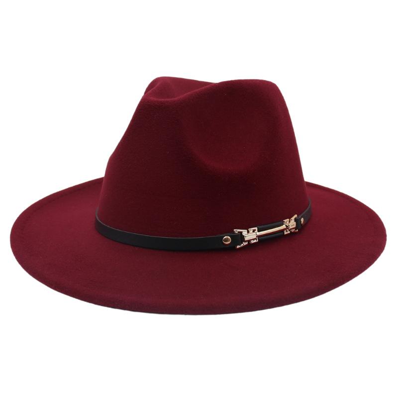 New Top Hat British Style Cashmere Fashion Jazz Hat Versatile With Felt Hat Wholesale Hat