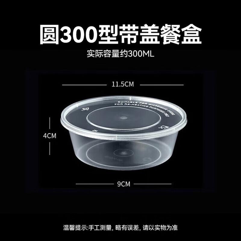 Disposable Transparent Food Containers with Lids