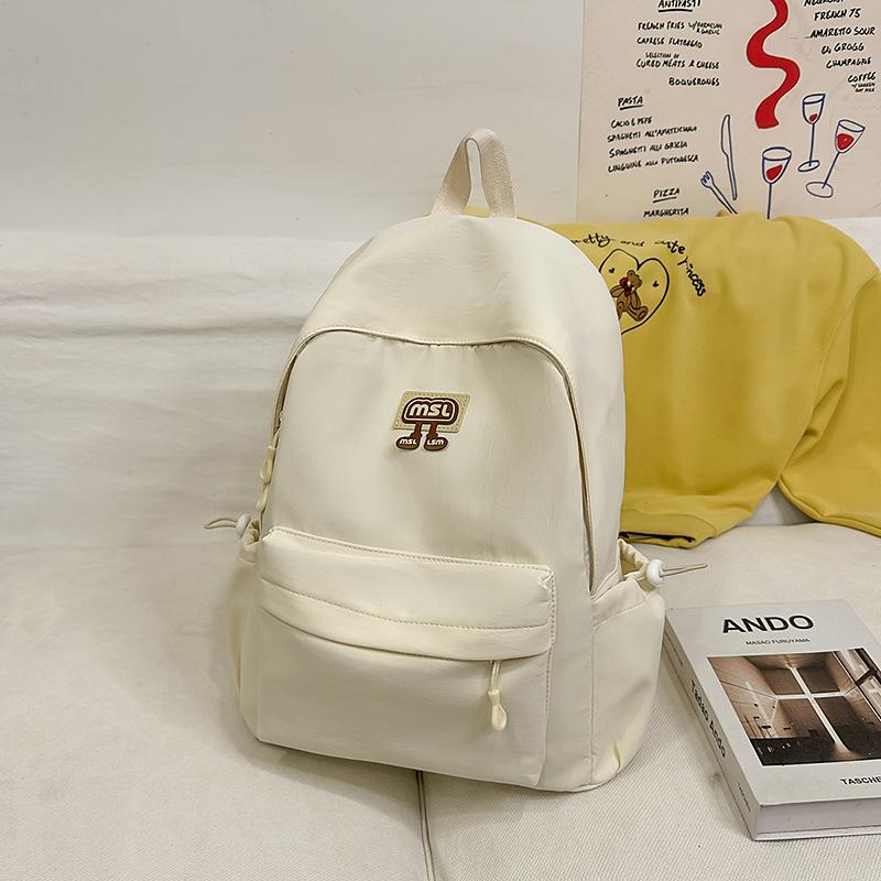 Japanese Temperament Wind Cute Fashion Girl Backpack New Lightweight Leisure Backpack Schoolbag for Junior and Senior High School Students