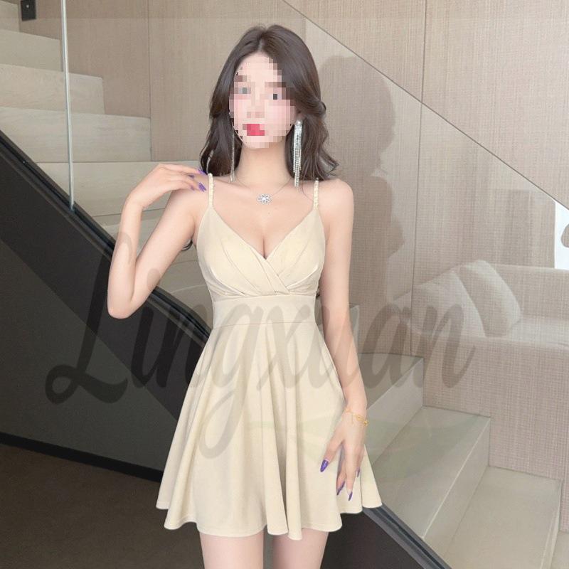 Seductive Pure Desire Strappy Dress – 2026 New Women s Low-Cut A-Line Skirt Small