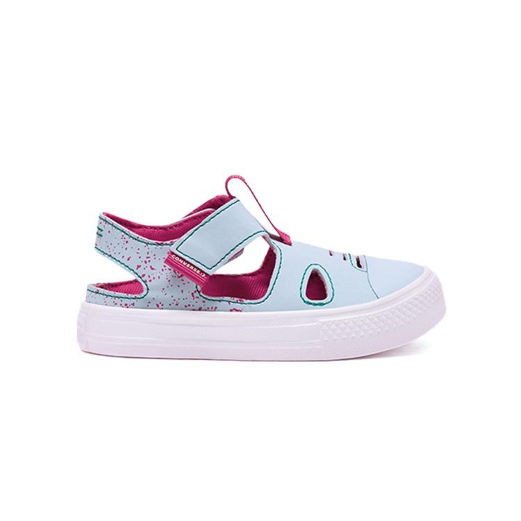 (TD) Converse Chuck Taylor All Star 'Light Blue Red' Baby 767564C