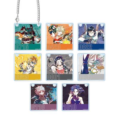TV Anime "My Hero Academia" Trading Ani Art Vol. 8 Acrylic Door Plate Style Charm Ver. B Box of 8