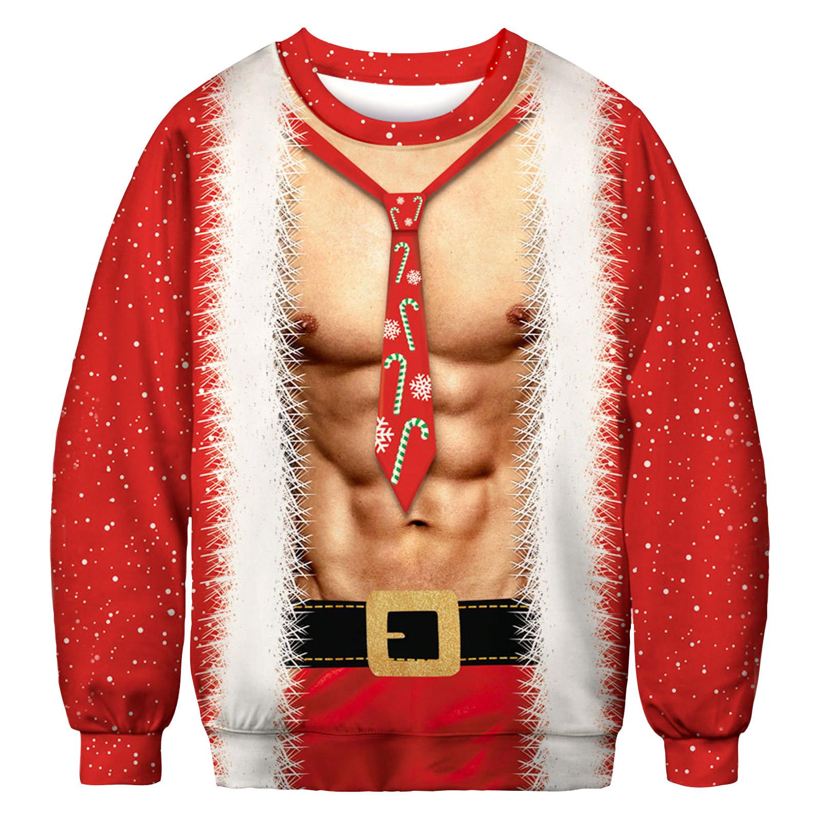 

(SU)Рождественский повседневный свитер с круглым воротником, весна и осень с длинным рукавом