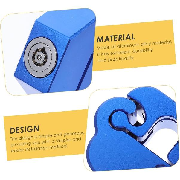 GLEAVI 1 шт. замок тормоза руль мотоцикл замок анти-руль тормозной рычаг замок мотоцикл — фото 5