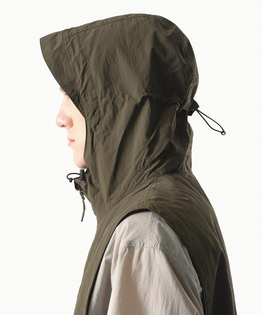 Musinsa Standard [City Leisure] Hooded Vest [Olive Green]