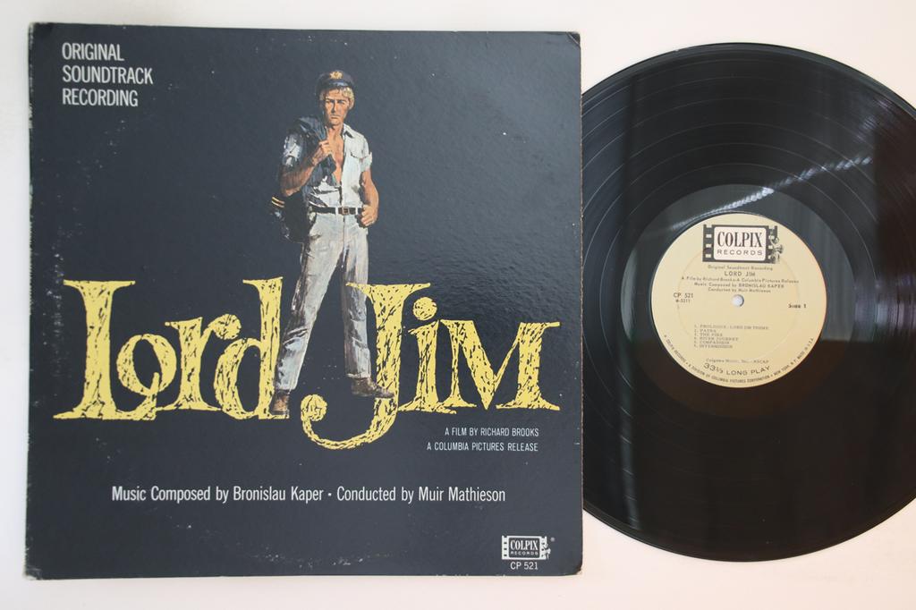 LP Record BRONISLAU KAPER - Lord Jim CP521 COLPIX RECORDS 1965 US Soundtracks & Musicals Used