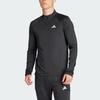Adidas Gym Training 1/4-Zip Long Sleeve Tee Black Men Streetwear IP4468