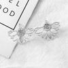 Women Fashion Shiny Rhinestone Hollow Out Ear Jacket Stud Earrings Jewelry Gift