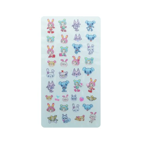 サンスター文具(Sun-Star Stationery) ボンボンドロップシール ナルミヤ 【2個セット】 エンジェルブルー×デイジーラヴァーズ・メゾピアノ×ポンポネット S8817464 S8817472