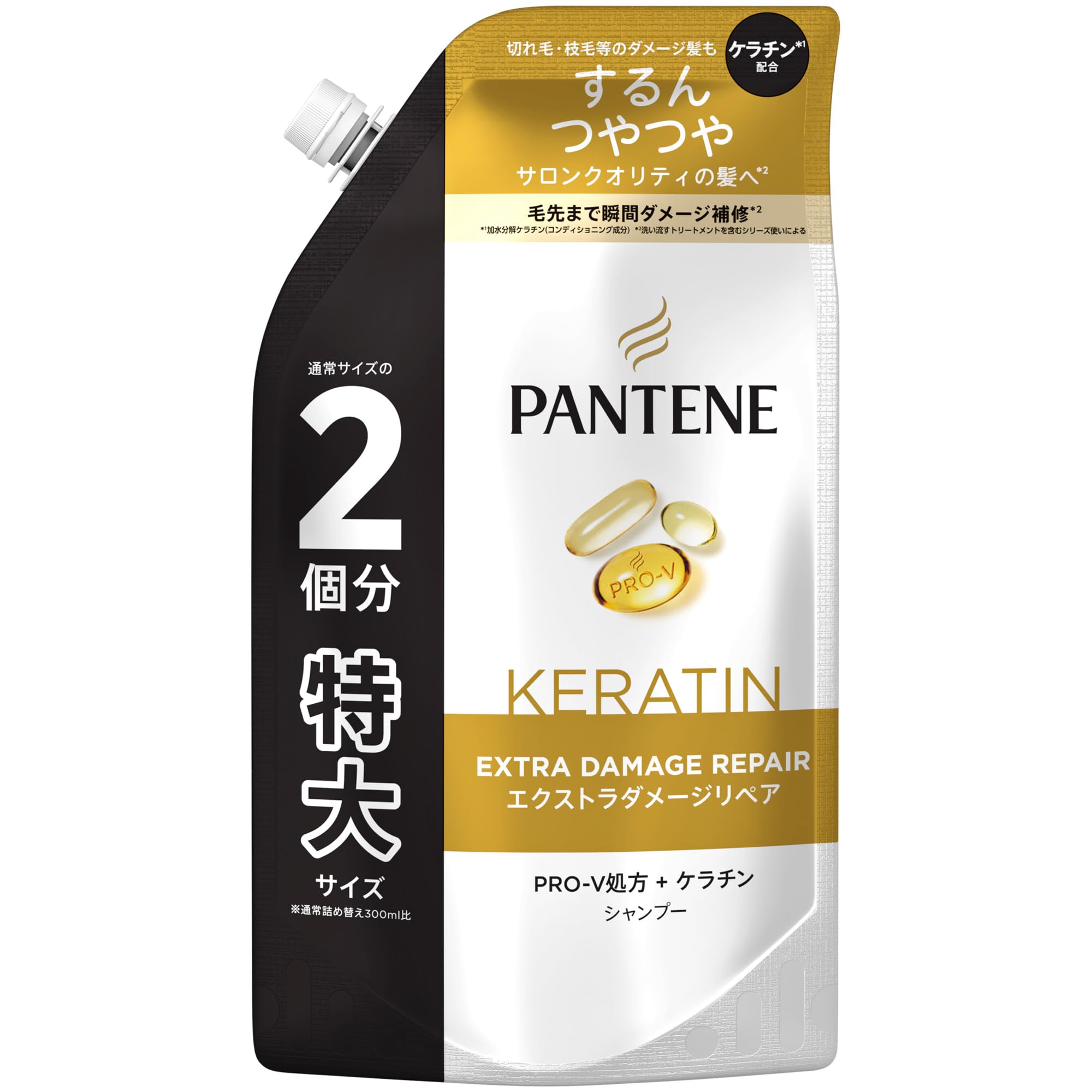 

Pantene Extra Damage Repair Shampoo 600mL Refill (Extra Large)