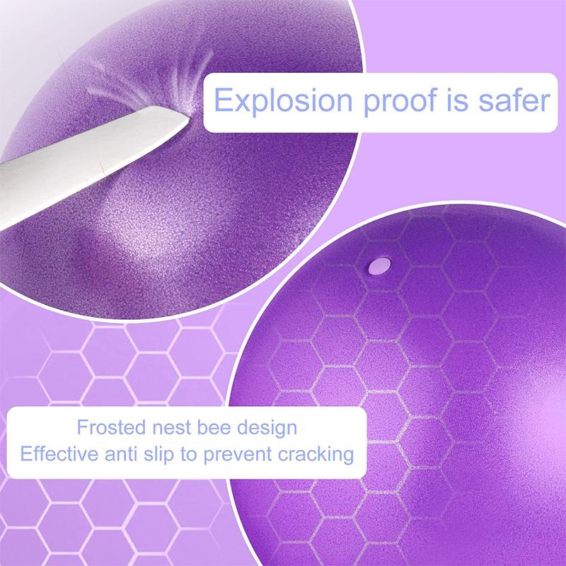 25cm Yoga Ball Exercise Gymnastic Fitness Pilates Ball Balance Exercise Gym Fitness Yoga Ball Indoor Training Yoga Ball Core