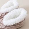 Knitted Twist Winter Floor Socks Coral Fleece Sleeping Socks Simple Thicken Plush Socks  Girls