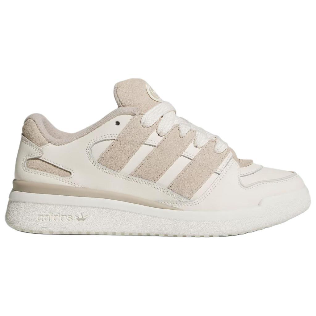 Adidas Originals Forum 2000 Leather Fashion Comfortable Durable Low-Top Skate Shoes Women Sneakers Han-Jade-White JR0512