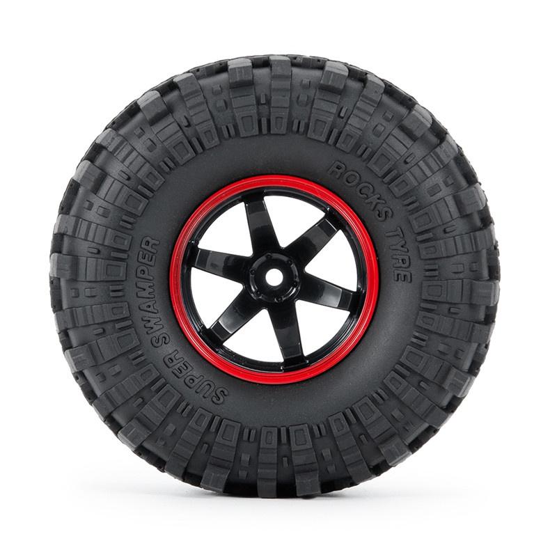 4 Stück 110mm Super Swamper Reifen RC Crawler Reifen Mit Schaumstoffeinsatz Für Ultimativen Grip