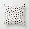 Black and White Cushion Cover Geometric Polyester Throw Pillow Covers Decorative 45x45cm Couch Pillows Fashion Nordic Pillowcase