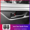 Carbon Fiber Interior Kit for Toyota Venza 2020-2022: Center Console & Anti-Kick Door Protection