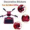 Decorative Stickers for DJI Mini 5 Pro High-Adhesion Skins Waterproof Decals Weather-Resistant for Outdoor Flying Full Coverage