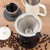 Stainless Steel Coffee Filter Silver Fine Mesh Pour Over Cone Dripper No Filter Paper Required Drip Type Mesh Coffee Filter