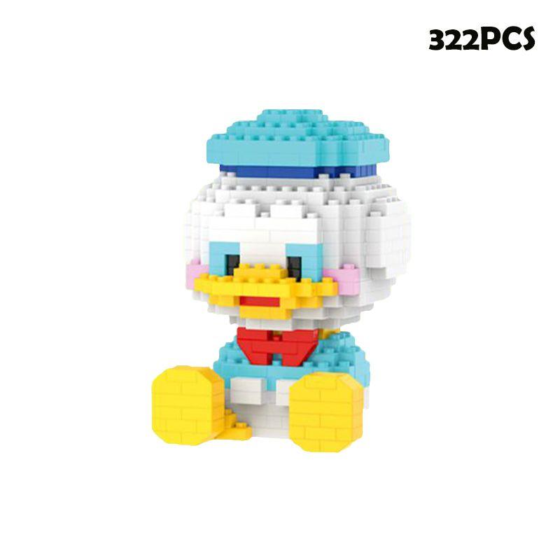 Disney Mickey Minnie Goofy Cartoon Building Blocks For Kids' Intelligence Development