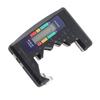 Digital Battery Capacity Gauge Tester Universal D C N AAA AA 9V 1.5V Button Cell Analyzer Black