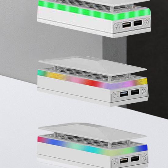 Spielekonsolen-Kühlbasis 3 Stufen einstellbar Doppellüfter Hochgeschwindigkeit Leiser Betrieb