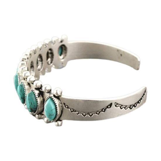 Women Bracelet Delicate Engrave Electroplating Unfading Opening Aesthetic Decorate Personality Bohemian Open Bangle Bracelet