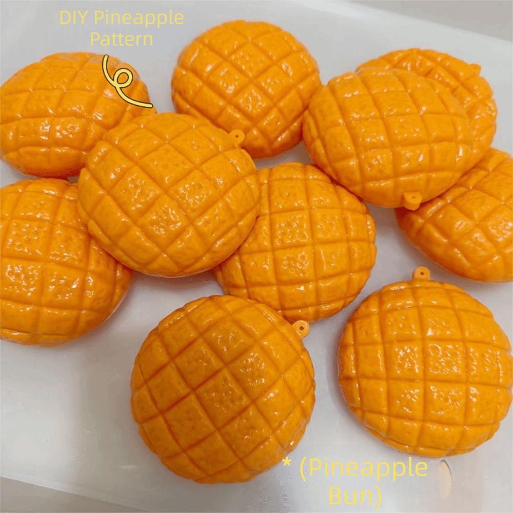 Pineapple Bun DIY Pressure Ball Kit Slow Rebound Handmade Ball Skin Craft Making Accessory