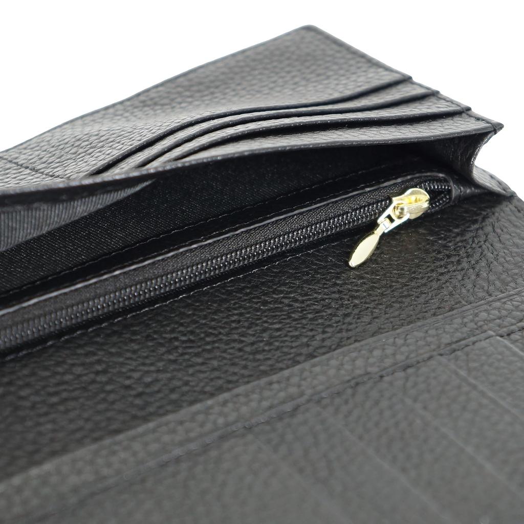 Black Diamond Python Snakeskin Long Wallet for Men and with coin large card and Easy to A slim wallet from a popular believed to enhance financial