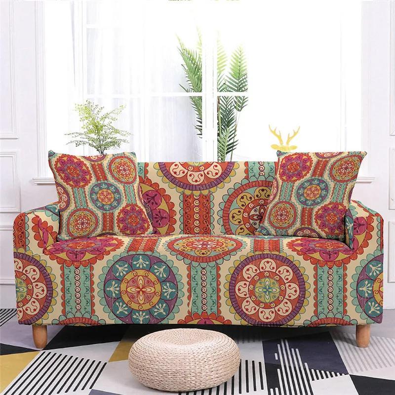 L Shape Sofa Cover Couch Covers for Sofa Chair Loveseat Fruniture Protector Vintage Style Stretch Sofa Slip Cover for All Season 1-seater 90-140cm 5900₽