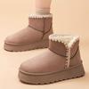 Arctic Winter Boots for Women - Thermal Knee-High Snow Boots with Anti-Slip Thick Sole & Slavic Knit Pattern