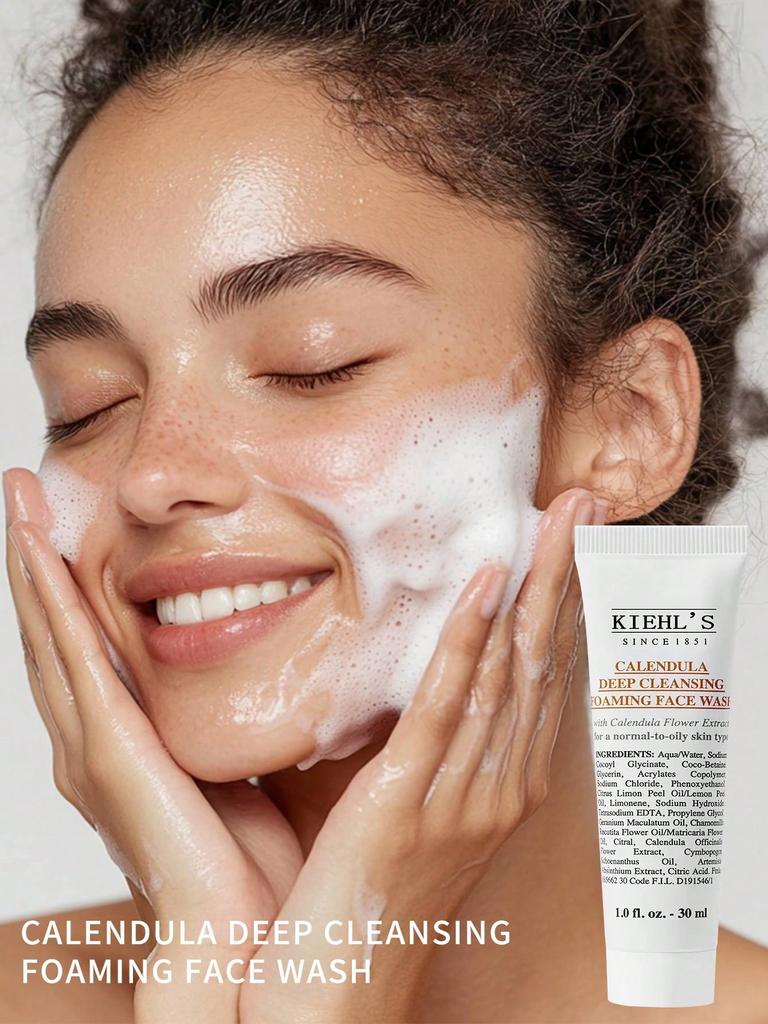 Kiehl's Calendula Tiefenreinigendes Schäumendes Gesichtswaschgel (Mini Größe: 1.0 fl.oz./30ml)
