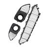 Kit de Parrilla Inferior del Parachoques Delantero y Cubiertas de Luces Antiniebla 51118060284 para Serie 1 F20 F21 LCI M Sports 2015 2019