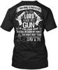 Protected By The LORD And My GUN T-Shirt Made In the USA Size S To 5XL