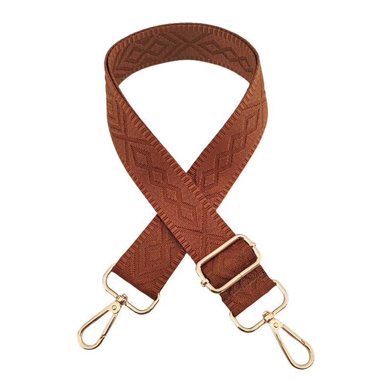 3,8 cm Diamantprydd Enfärgad Bred Axelrem/Axelremsväska för Väskor