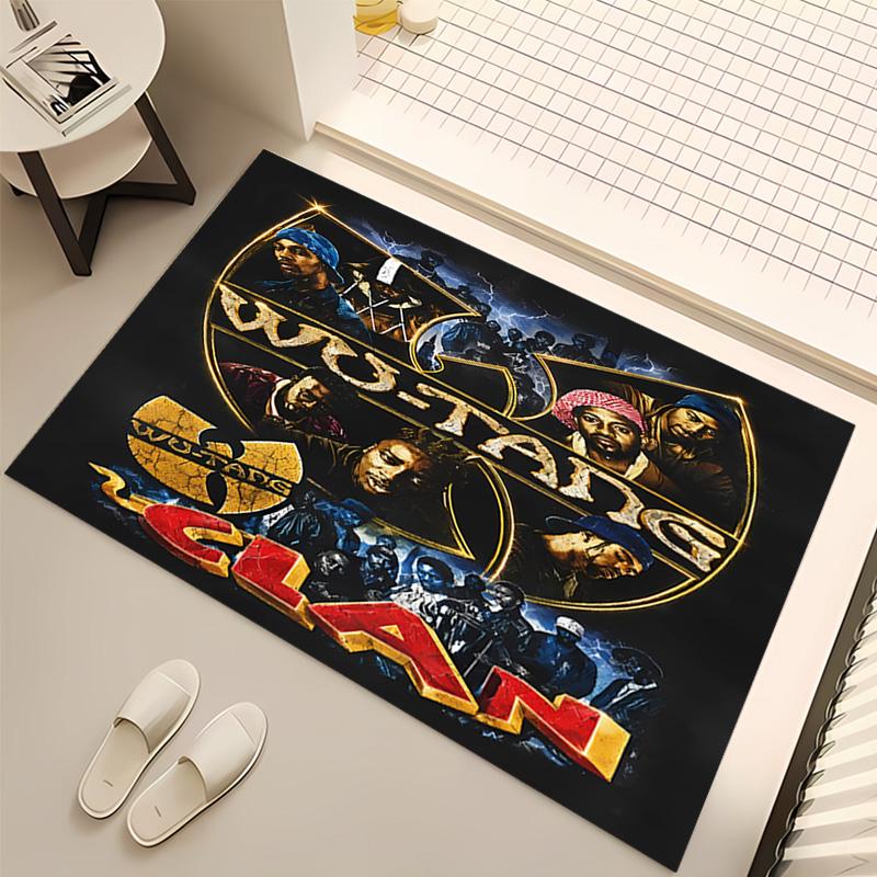 Wu-T-TANG Clans Print Area Rug - Soft,Washable Non-Slip Indoor Mat,Living Room,Home Office Decorative Rug