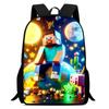Minecraft Printed Backpack Children'S Elementary School Bag