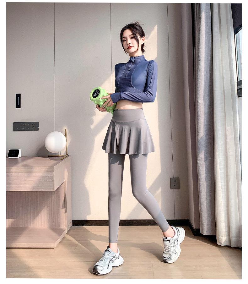 2024 Women's Quick-Dry Sportswear Set: Running, Yoga, Badminton Outfit with Skirt and Pants