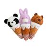 Niedliches Cartoon Eis Plüschtier Gefülltes Essen Snack Eiswaffel Kissen Kissen Kinderpuppe Kawaii Raumdekoration Geburtstagsgeschenk
