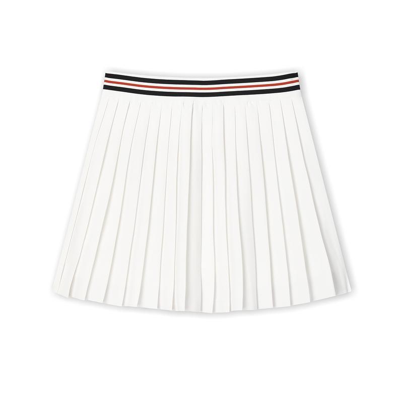 New FILA Casual Short Skirts Women's Cloud White F11W437301FWT