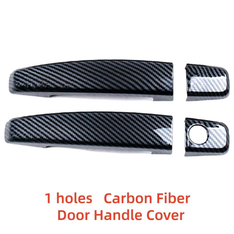 ABS Carbon Car Accessorie Plated Exterior Door Handle Cover Trim Paste Style For Chevrolet Camaro 2008 2009 2010 2011 2012-2015